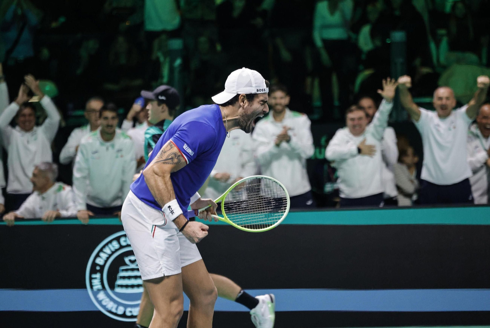 Las fotos de la final de la Copa Davis Italia-España