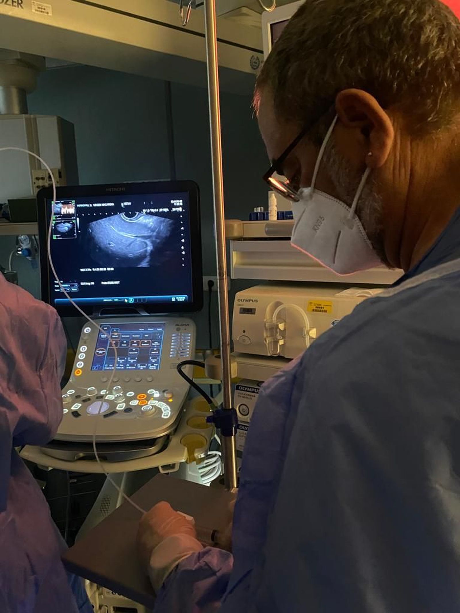 Personal del servicio de Aparato Digestivo del Hospital Virgen Macarena.