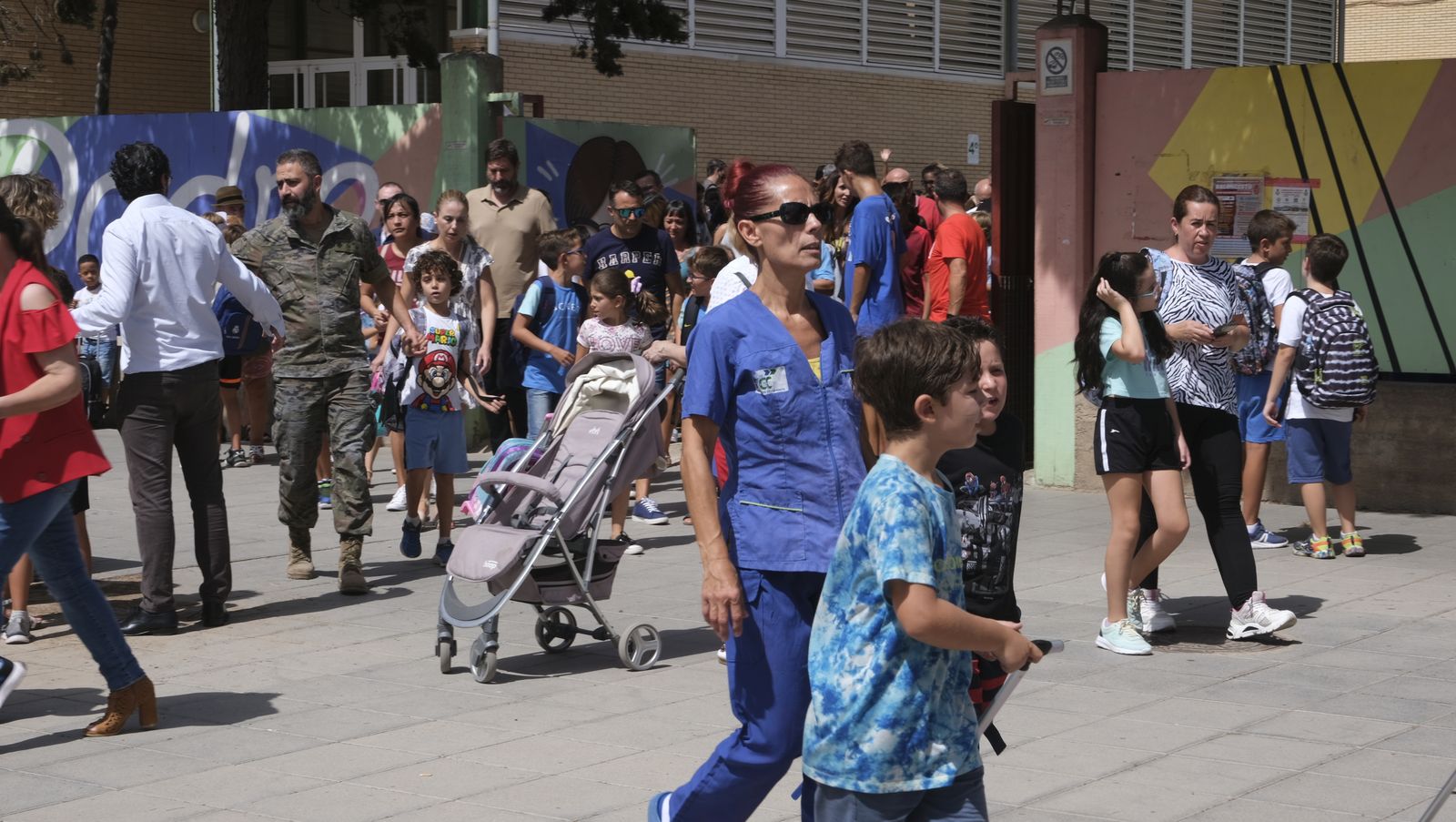 Imágenes del primer día de curso escolar en Almería