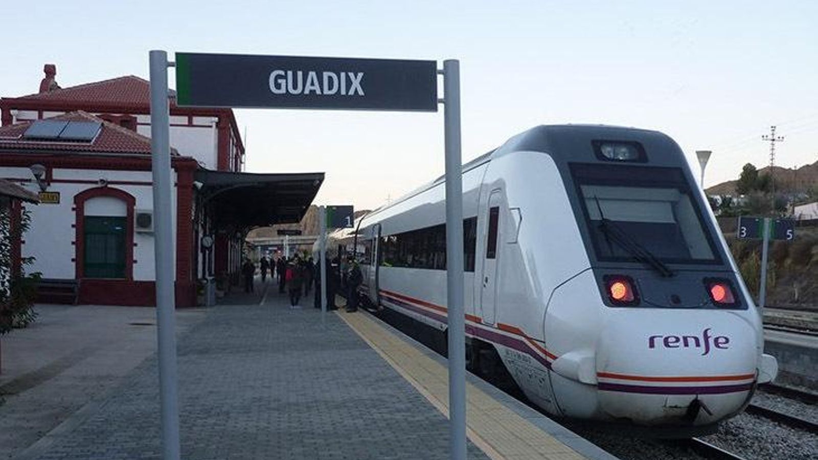 Tren en Guadix