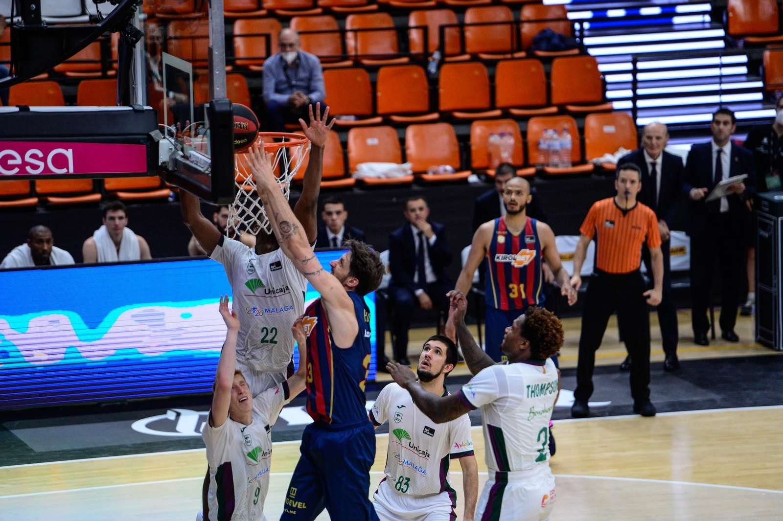 El Baskonia-Unicaja, en fotos