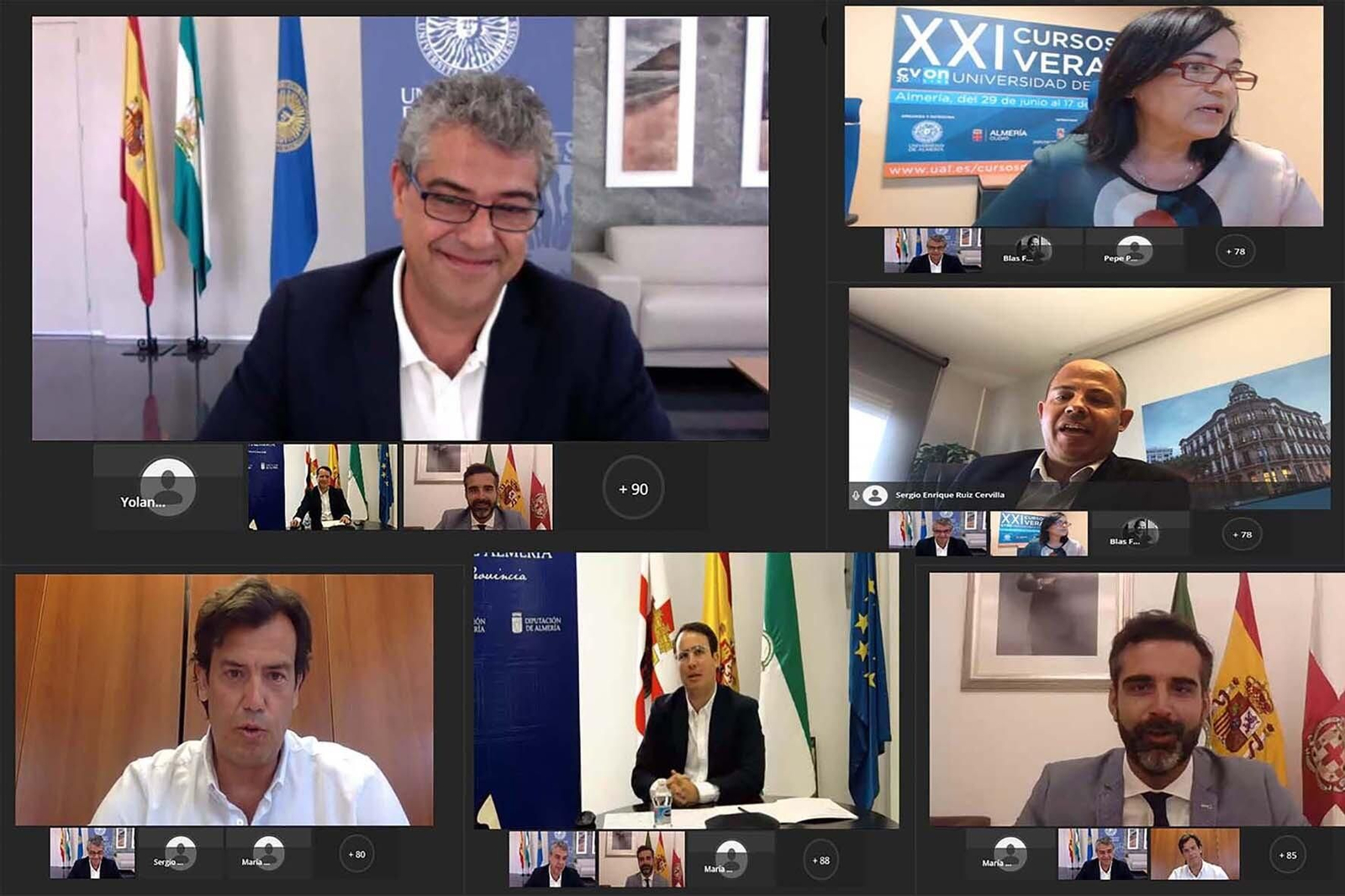 Arrancan los XXI Cursos de Verano de la UAL con más de 400 alumnos conectados a una plataforma virtual