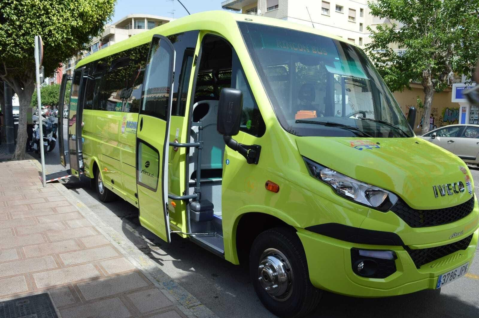 Imagen de archivo de uno de los autobuses de Rincónbus.