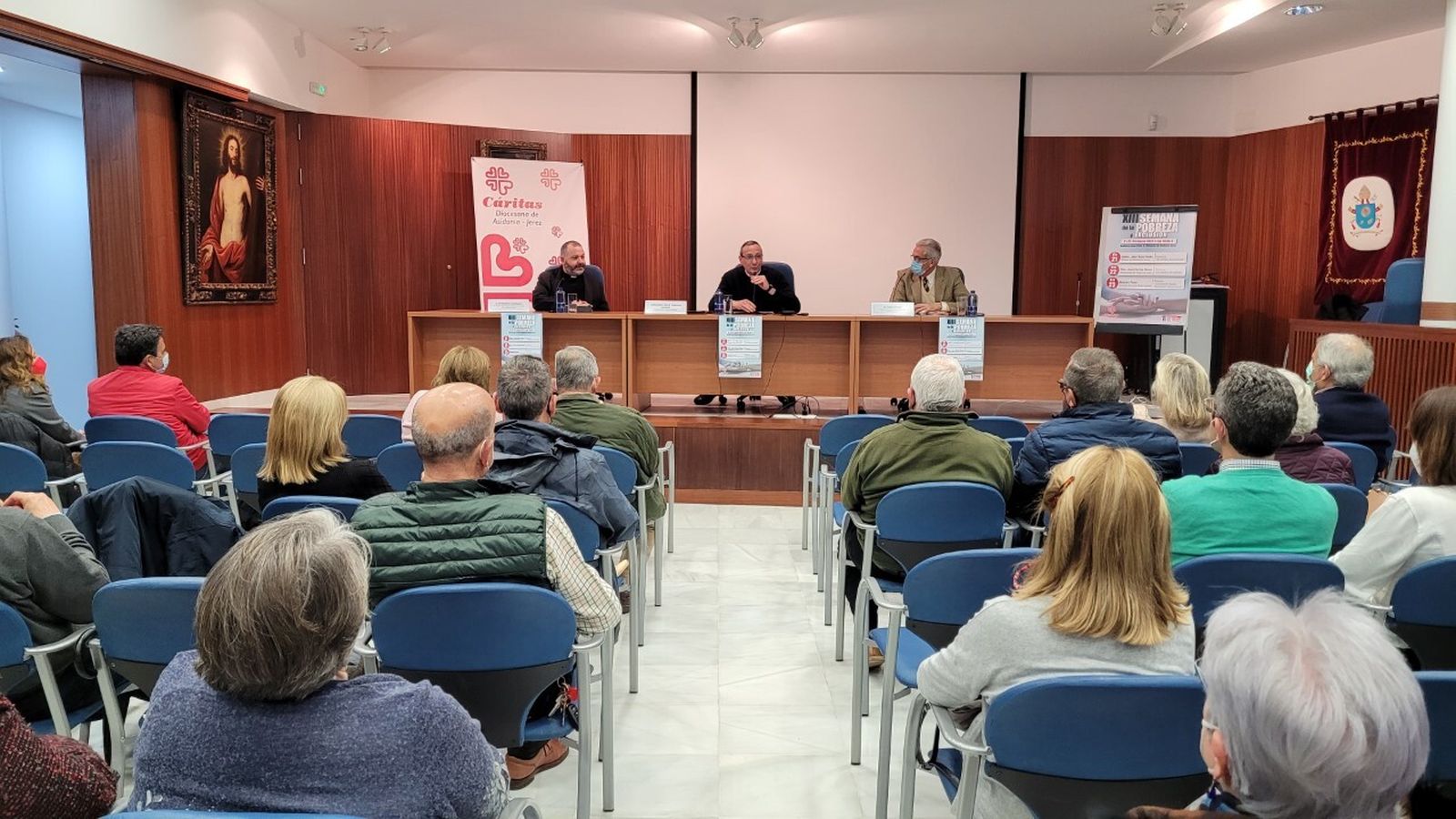 El hermano Juan Carlos Durán, en su ponencia.