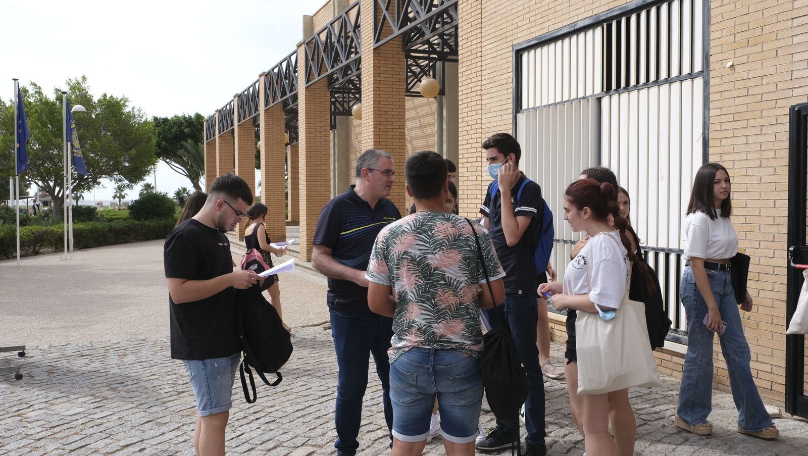 Imágenes de las pruebas de acceso de la PEvAU en la Universidad de Almería
