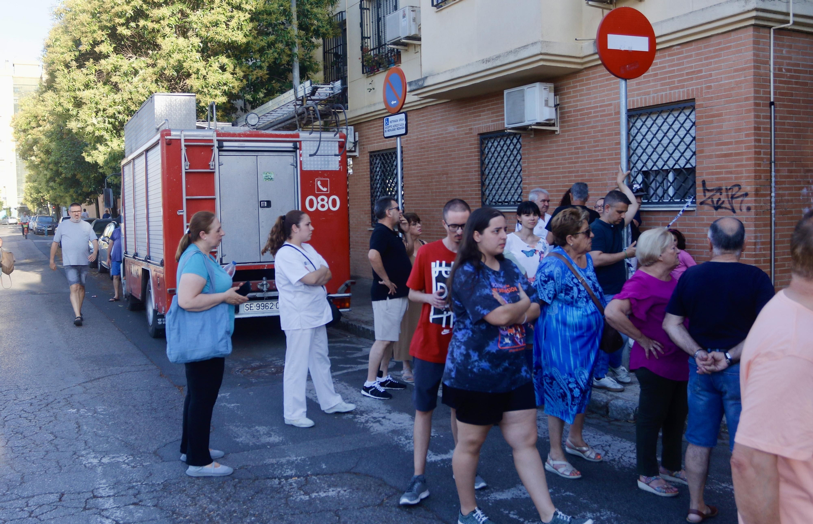 Incendio en Pino Montano