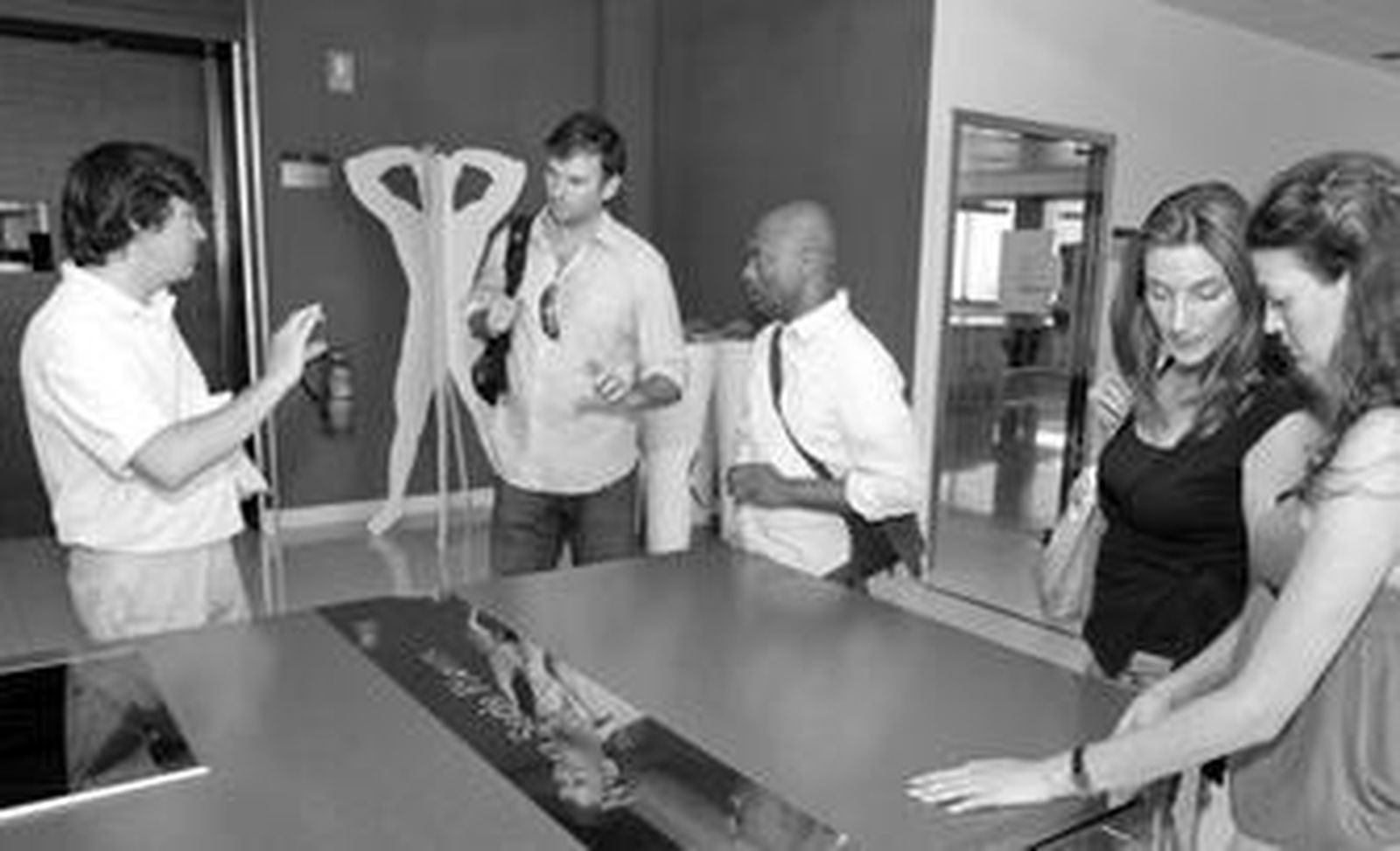 Zona expositora de los productos del Grupo Cosentino en sus instalaciones de Cantoria.