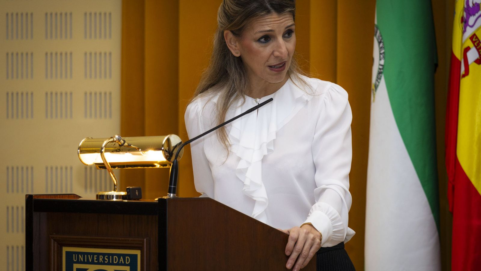 La vicepresidenta segunda Yolanda Díaz