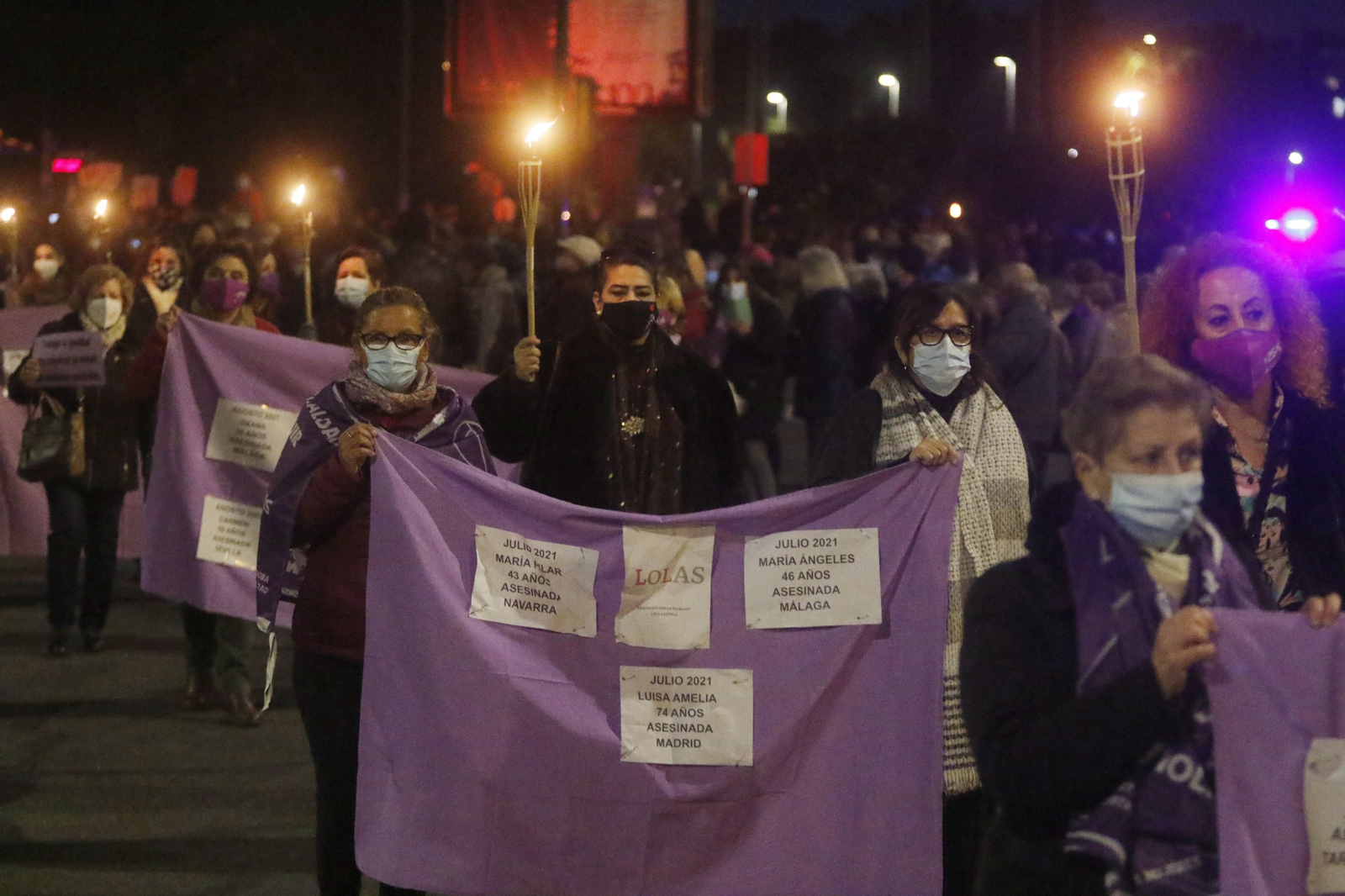 La manifestación contra la violencia de género en Córdoba, en fotografías