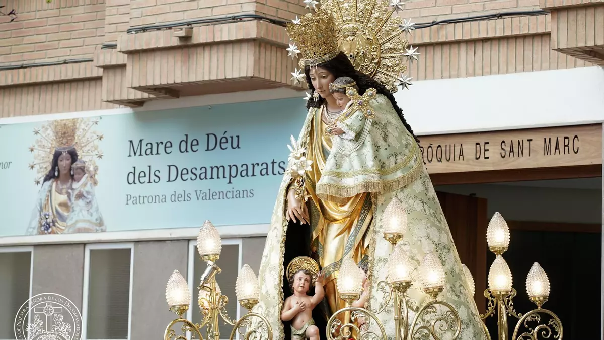 Aplazada la visita de la Virgen Peregrina de los Desamparados a Sevilla por la tragedia de la DANA en la Comunidad Valenciana