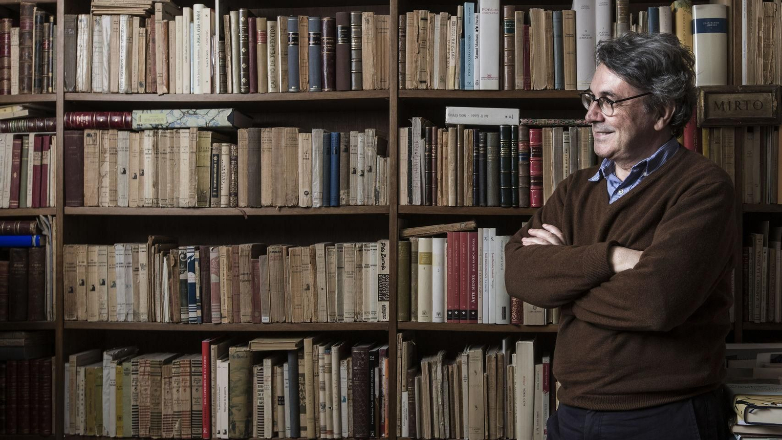 El escritor leonés Andrés Trapiello (Manzaneda de Torío, 1953)