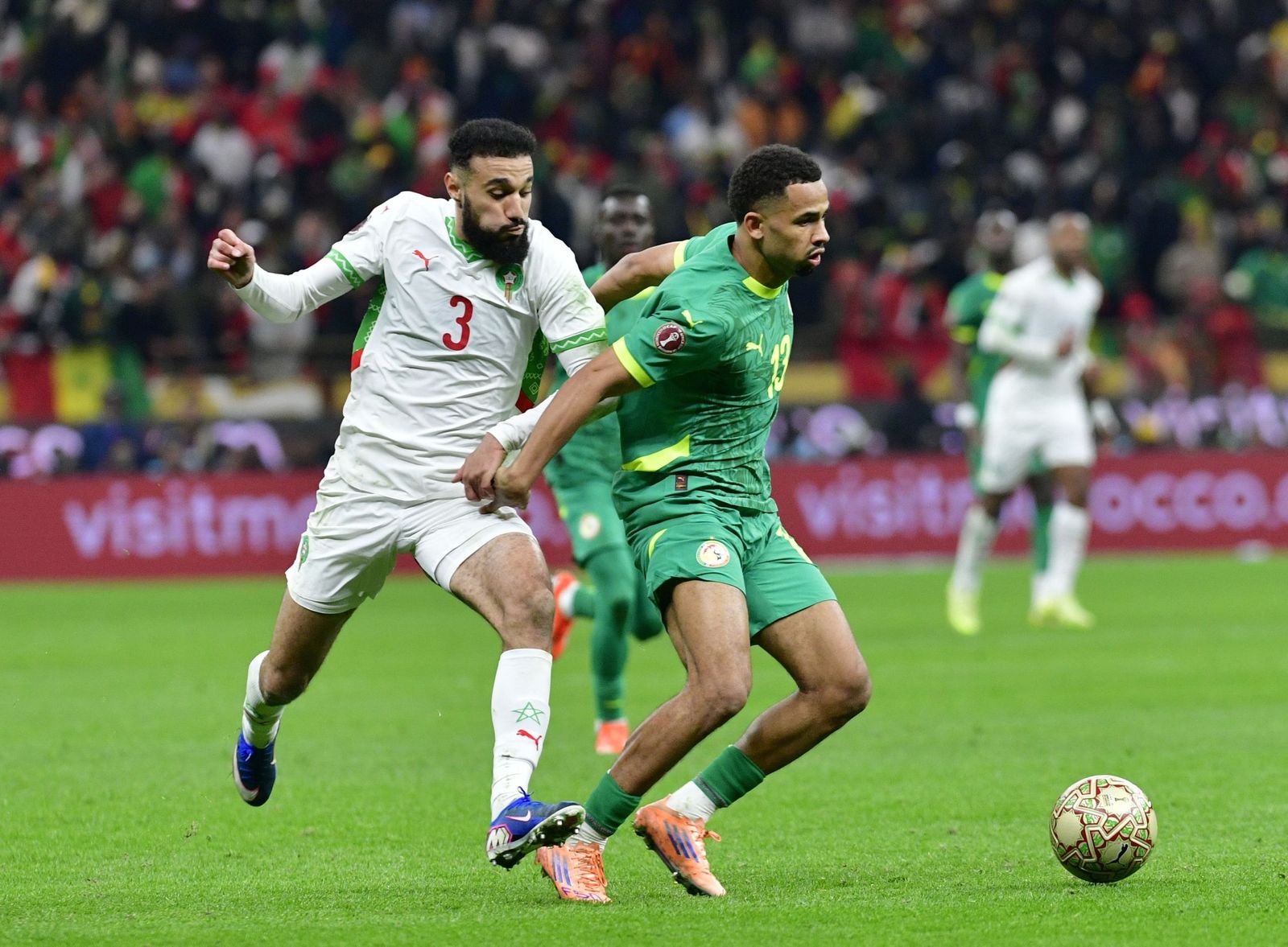 Las fotos de la final entre Marruecos y Senegal en la Copa África