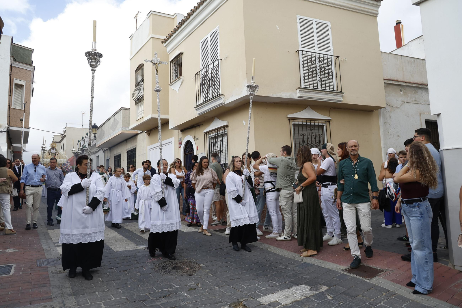 Las fotos de la peregrinación extraordinaria de la Esperanza de Algeciras a la iglesia de la Palma