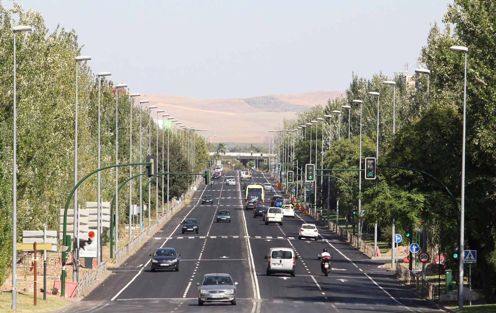 La avenida Carlos III de Córdoba.