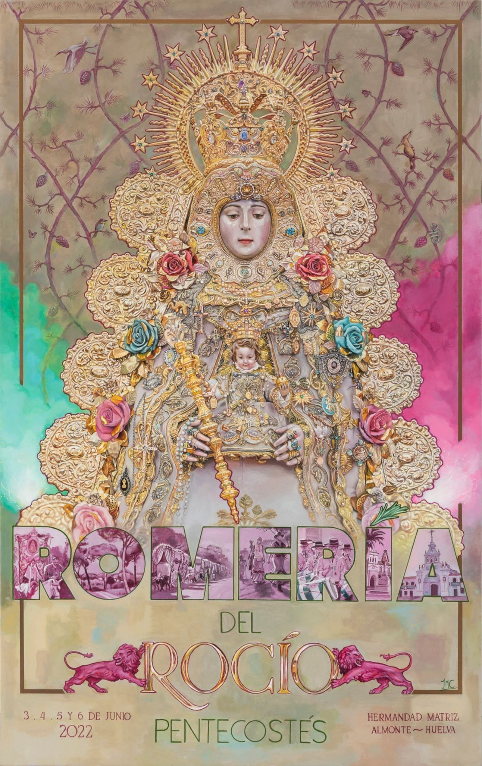 Cartel de la Romería del Rocío 2022