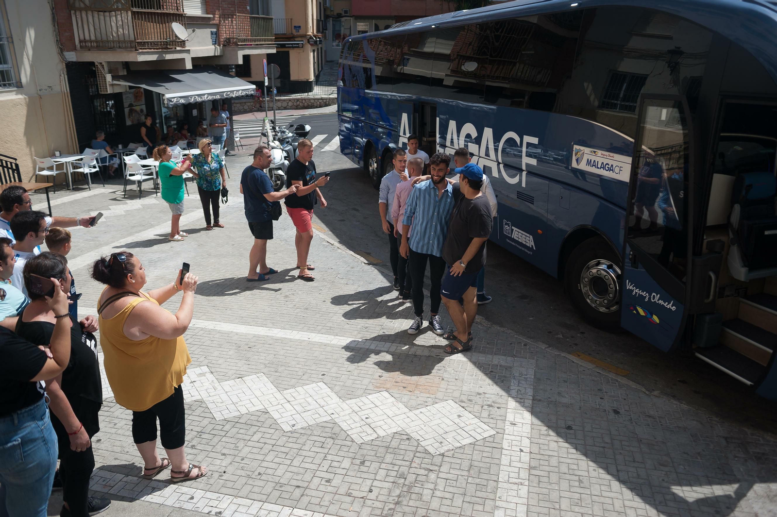 Las fotos del Málaga CF en la Divina Pastora