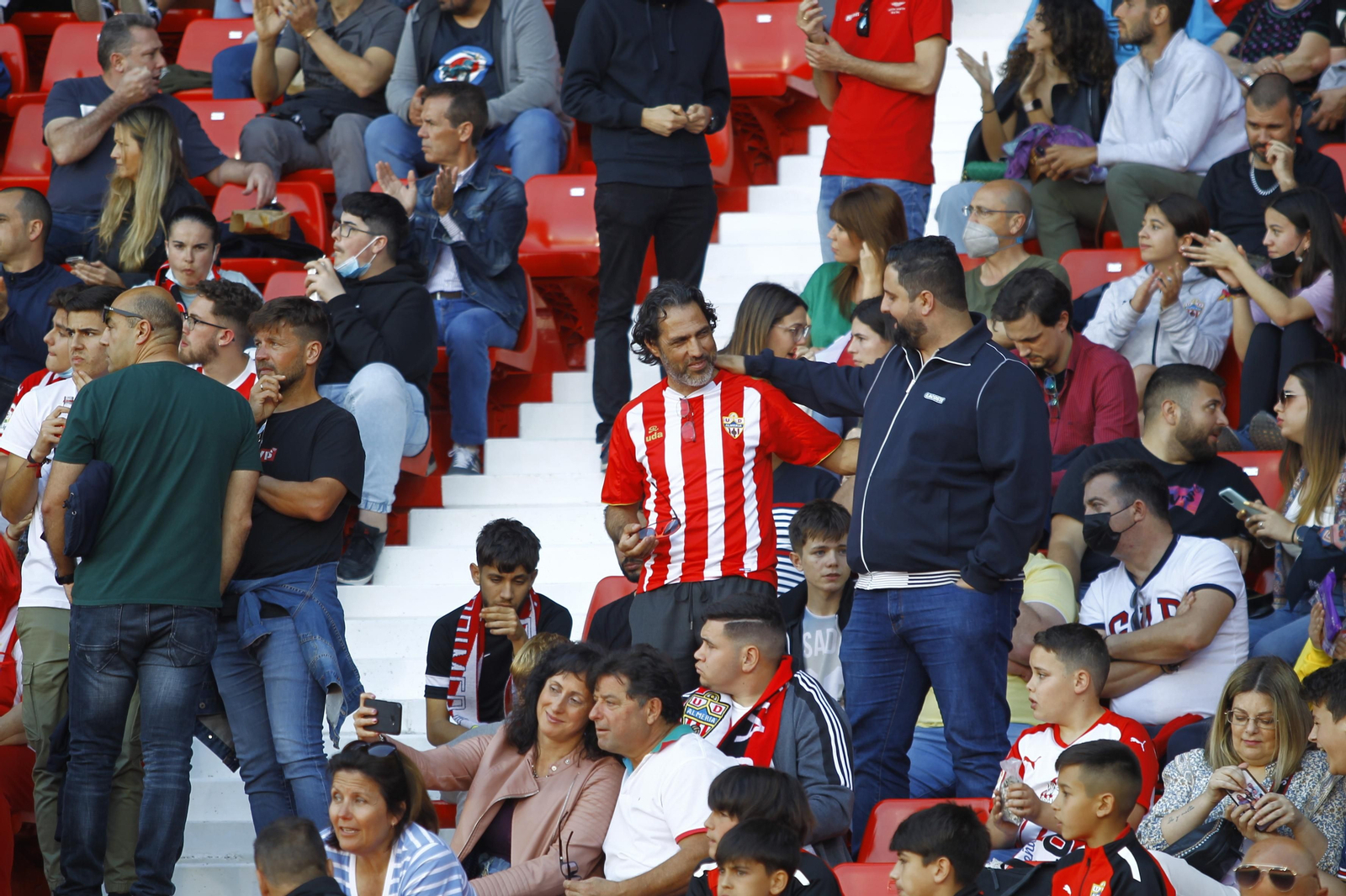 Imágenes del partido U.D. Almería-S.D. Amorebieta