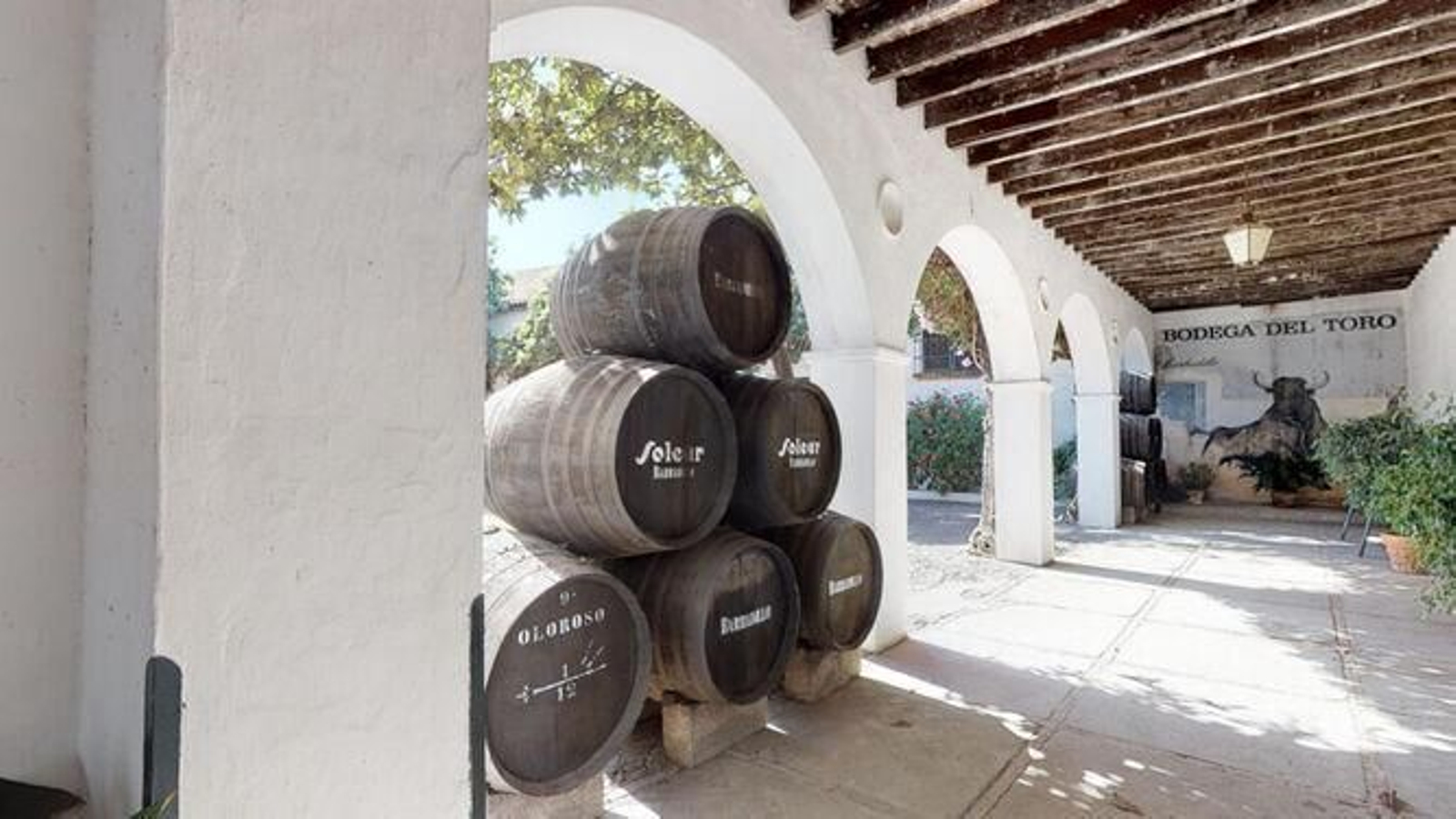 Interior de Bodegas Barbadillo, en Sanlúcar