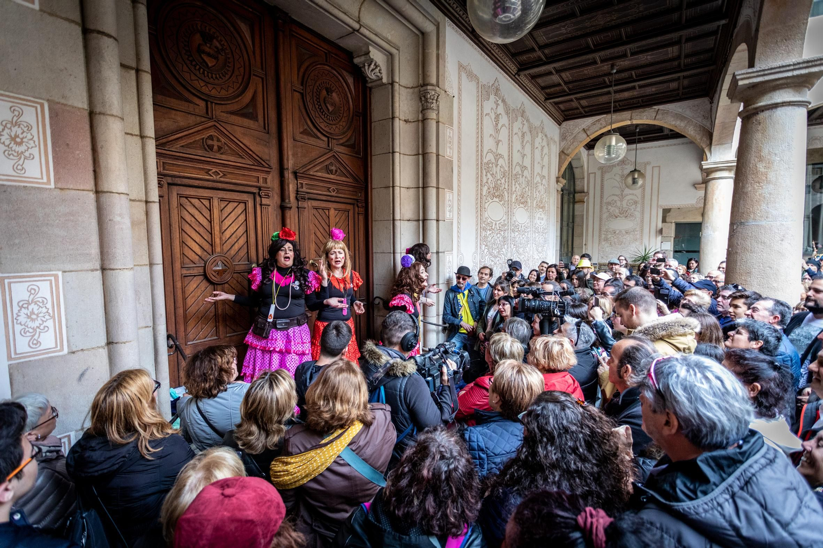Las callejeras de Cádiz en la Ciudad Condal