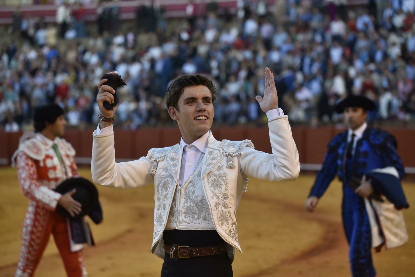 Las imágenes de la corrida de rejones de la Feria de Abril de Sevilla