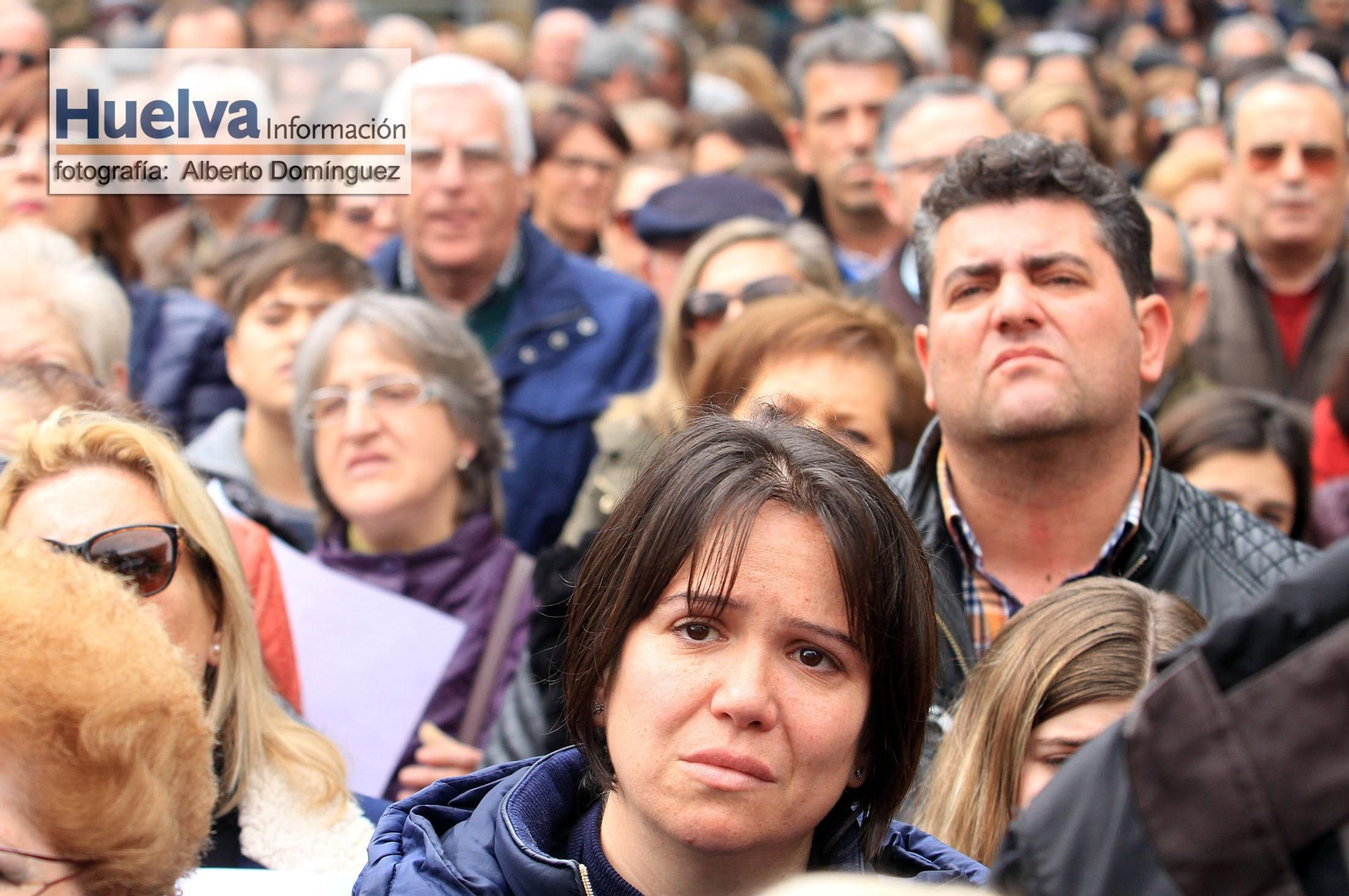 Imágenes de la manifestación contra la derogación de la prisión permanente revisable celebrada en Huelva