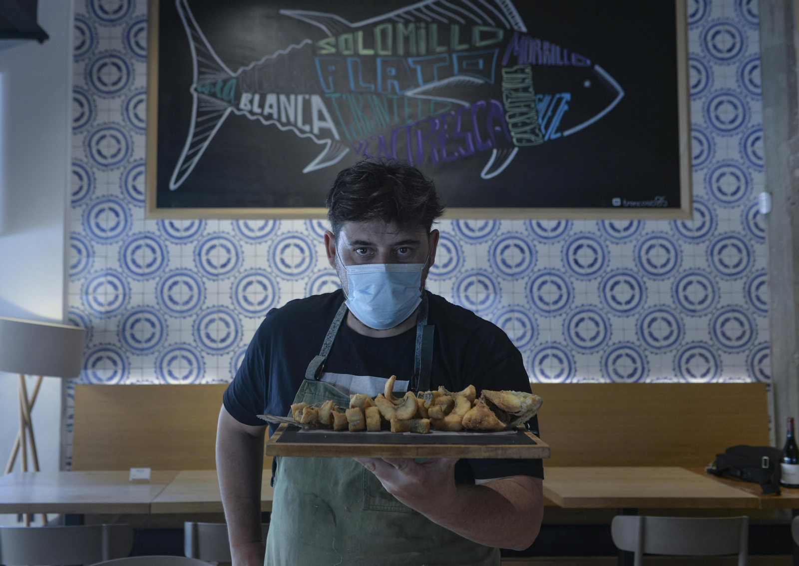 Pescado de mercado frito en Tradevo