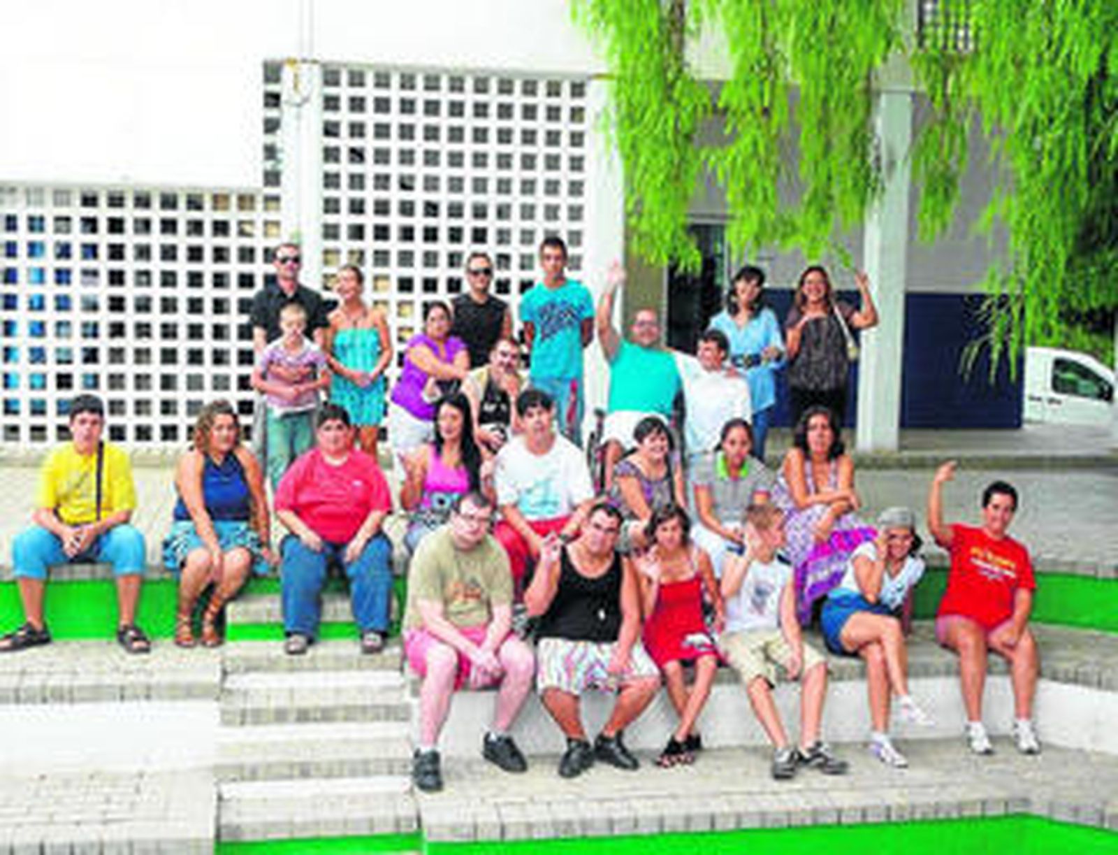 El grupo de chavales que asistieron a la anterior edición del campamento.