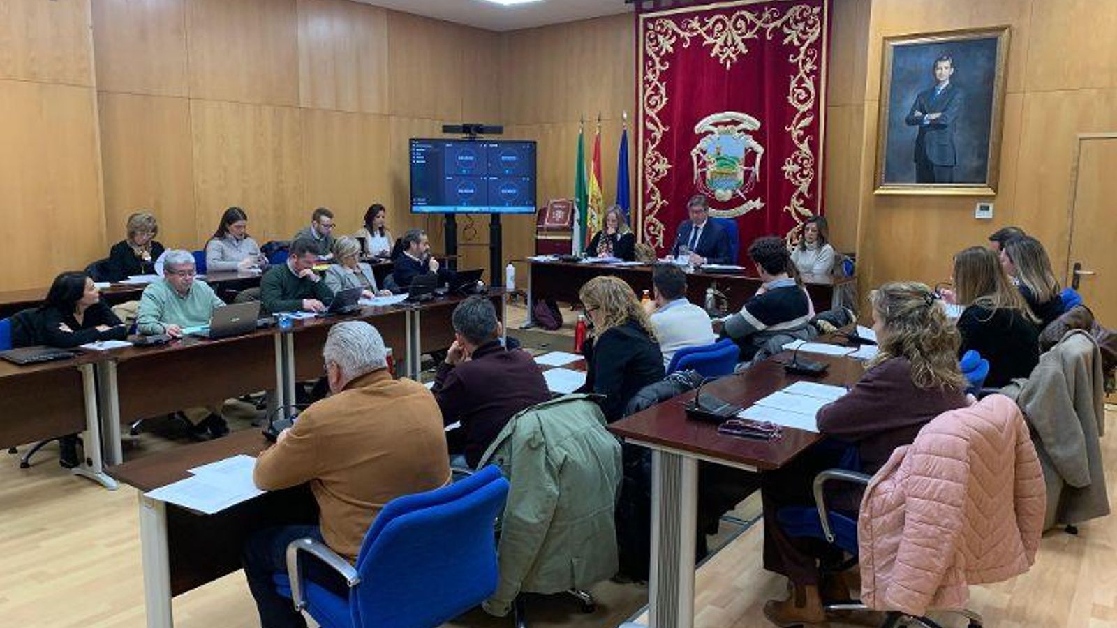 Pleno del Ayuntamiento de Puente Genil.