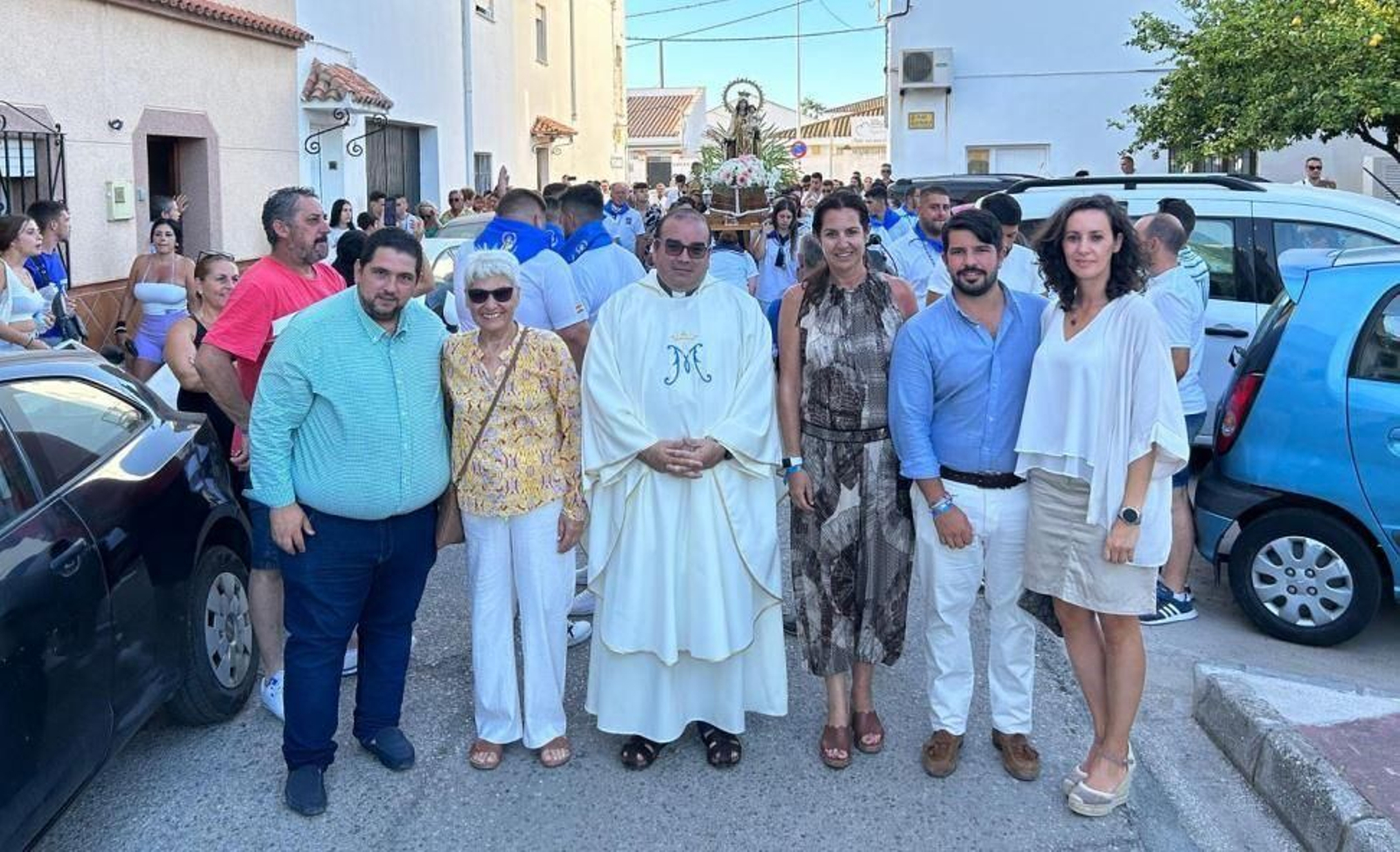 La procesión del Carmen en El Rinconcillo, este sábado. La procesión del Carmen en El Rinconcillo, este sábado.