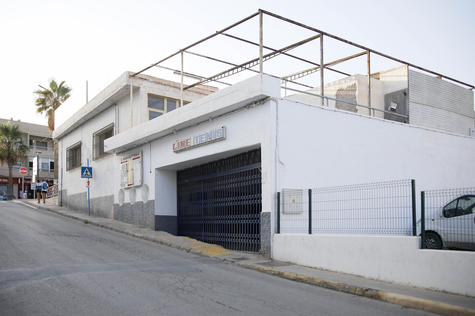 Imágenes de la última proyección en el cine de verano de Garrucha Imágenes de la última proyección en el cine de verano de Garrucha