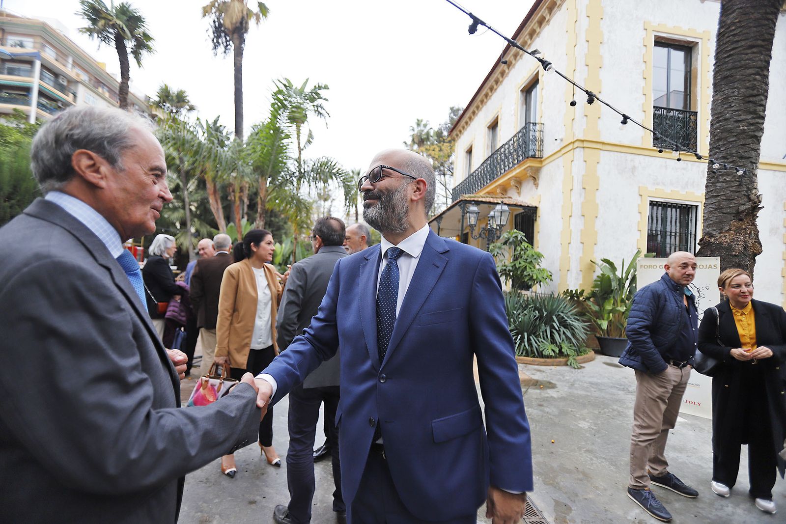 Imágenes de la recepción del Foro Gerardo Rojas de Huelva Información