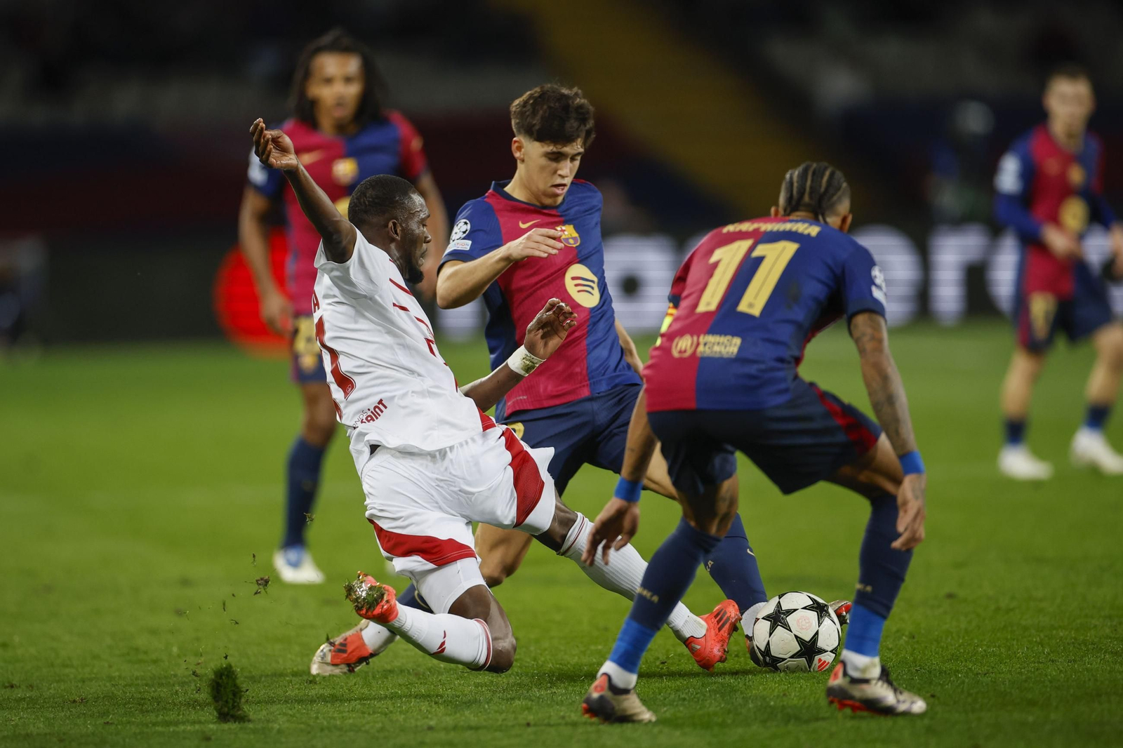 Las imágenes del Barcelona - Brest