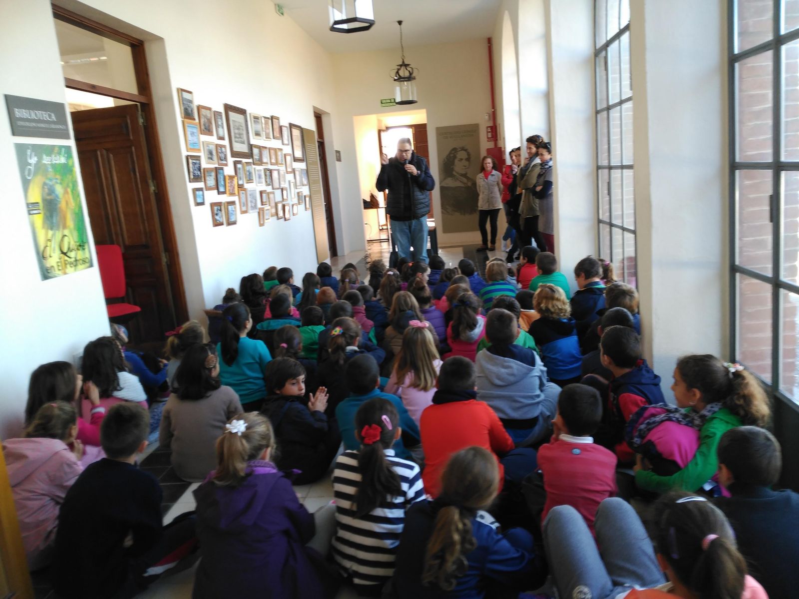Una de las actividades organizadas en el Museo de la Escritura de El Pedroso.