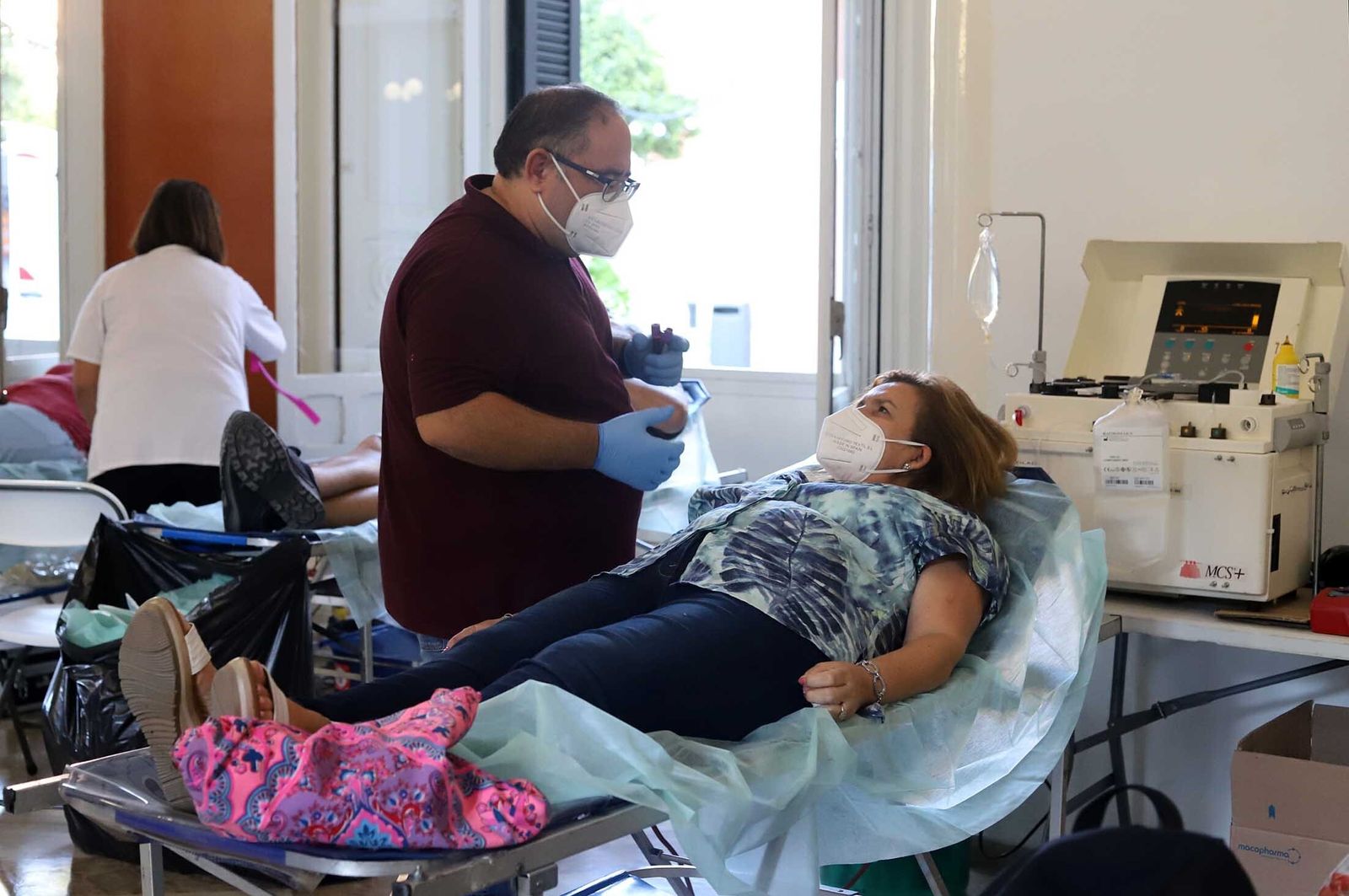 Donación de sangre. Macrocolecta de verano