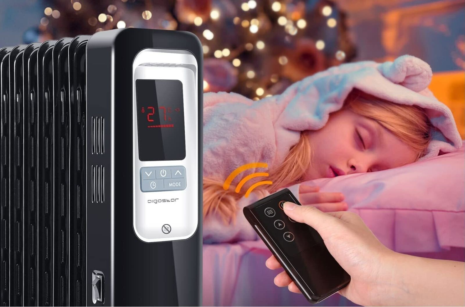 Radiador de aceite con mando a distancia