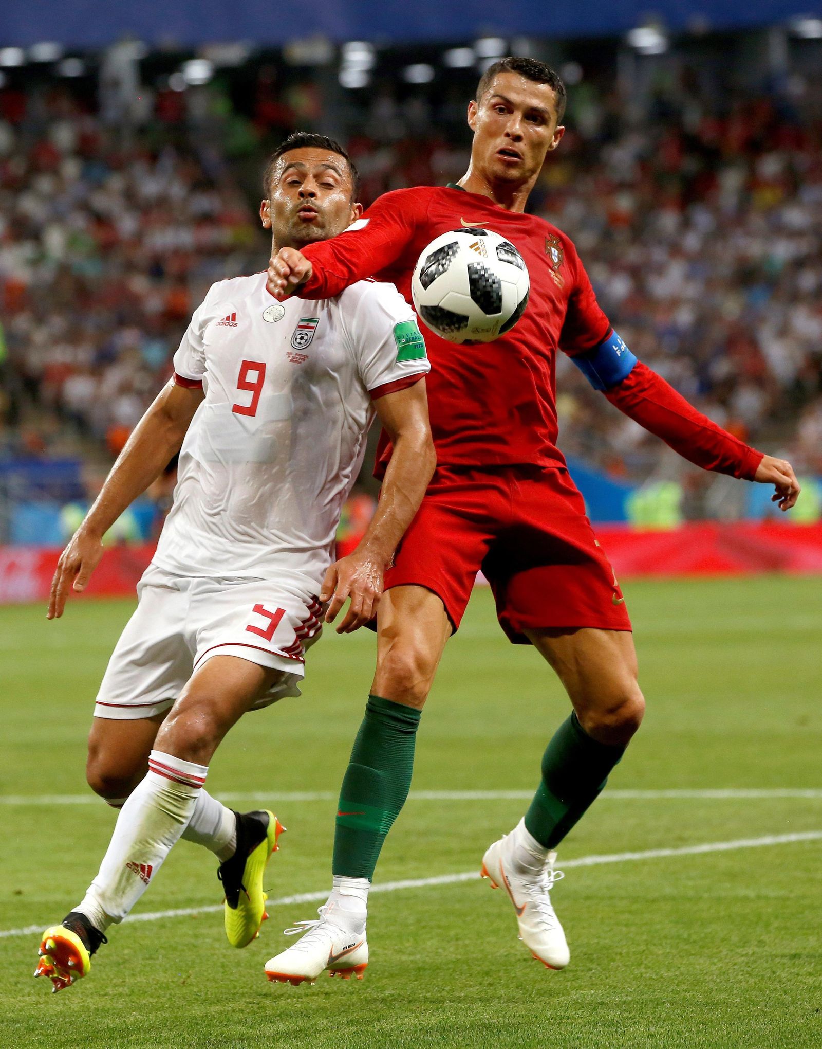 Las imágenes del Irán-Portugal