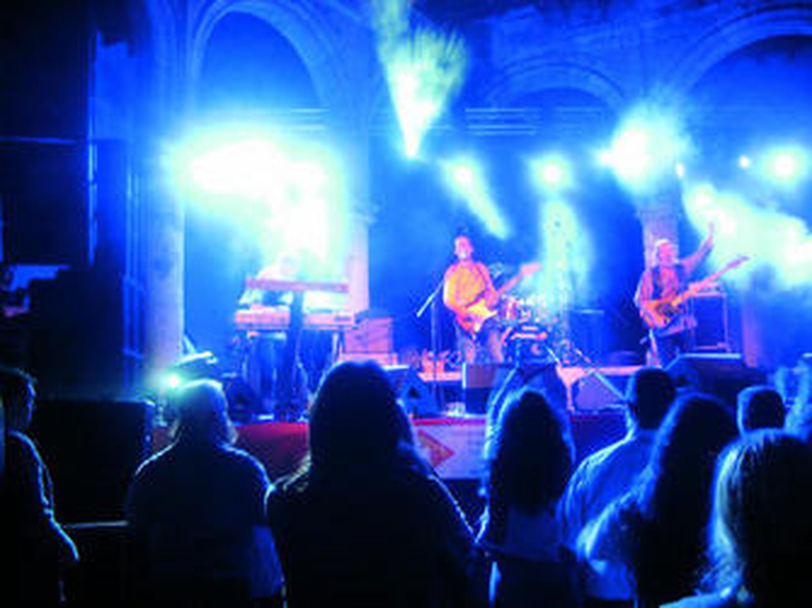 Un momento del concierto en el Castillo de Bornos.