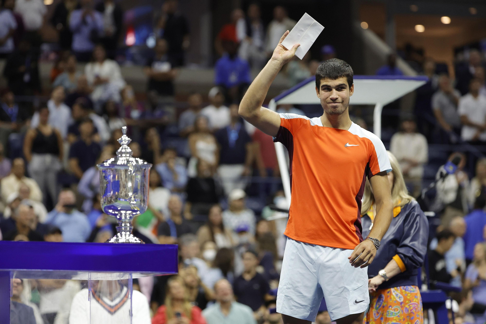 Las imágenes del título del US Open para Carlos Alcaraz