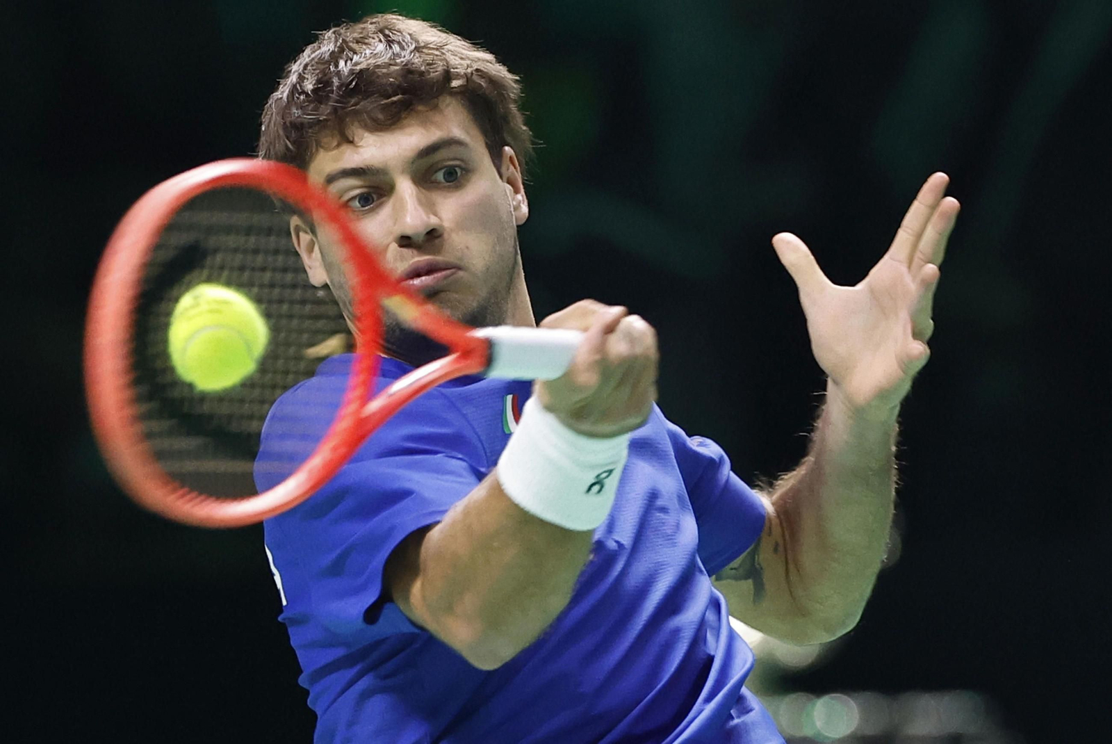 Las fotos de la final de la Copa Davis Italia-España