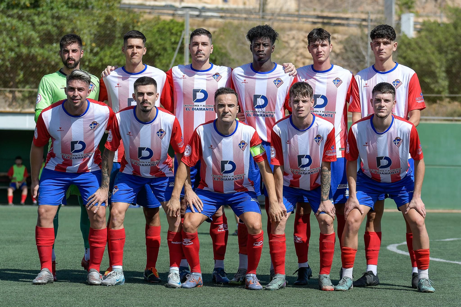 Once presentado por el Poli Almería en su encuentro frente al Atlético Malagueño.