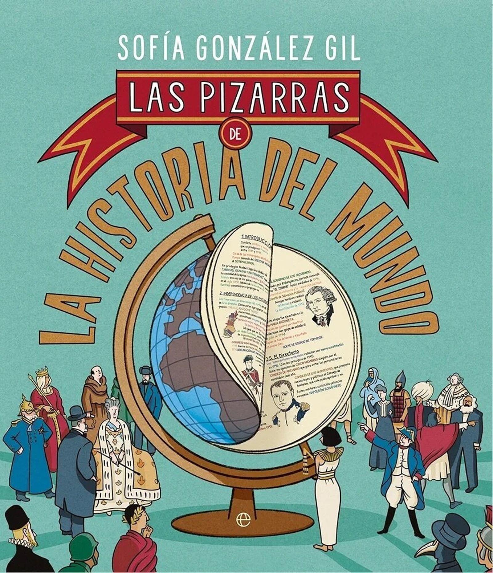 Su primer libro, "Las pizarras de la historia del mundo"
