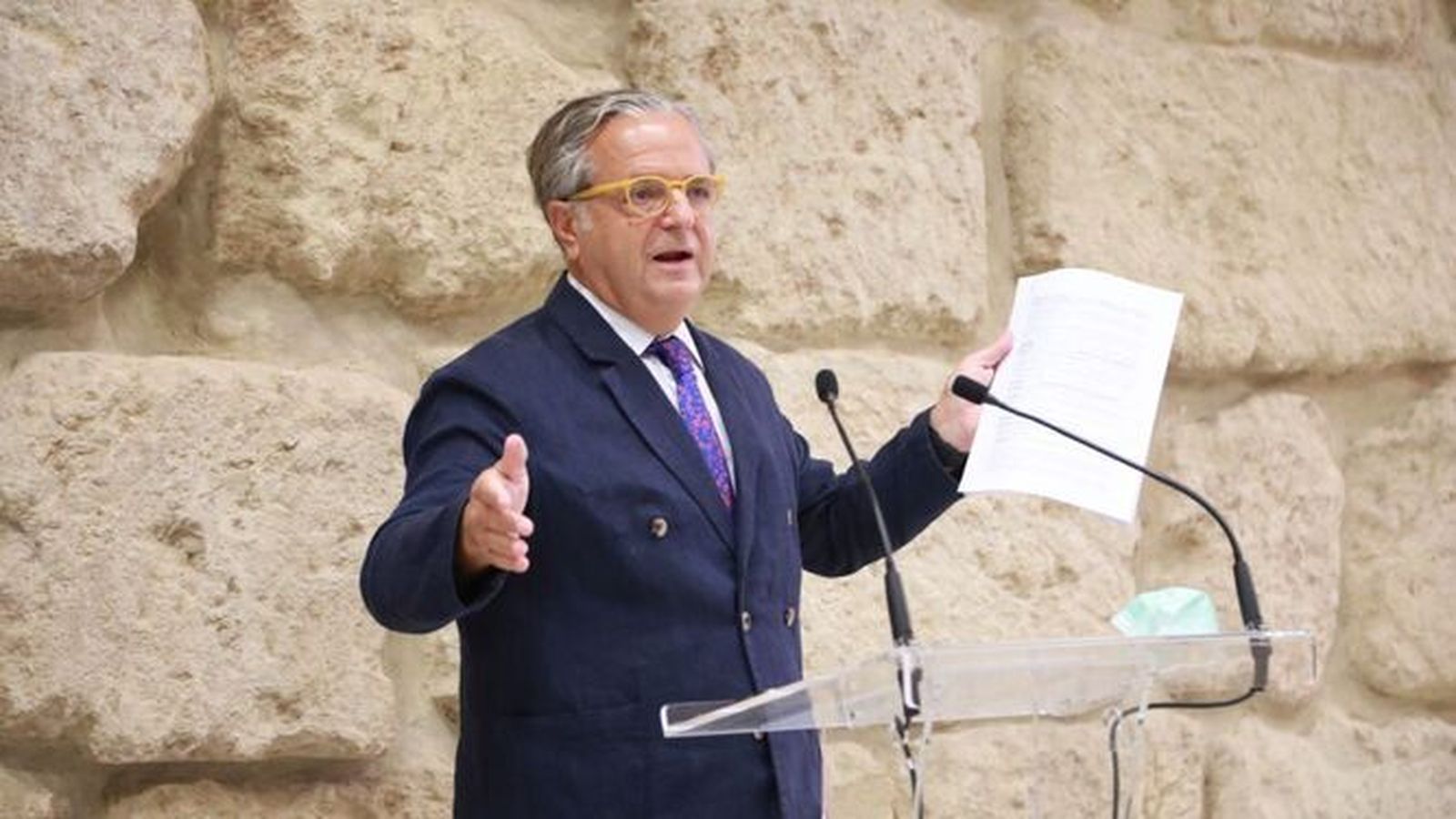Salvador Fuentes, en rueda de prensa