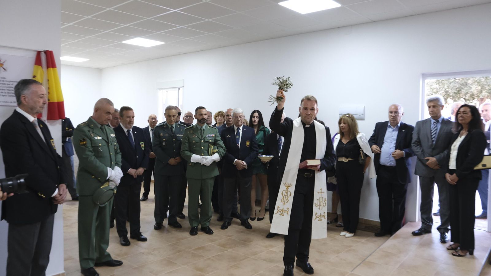 Bendición del páter de la Hermandad, José María Sánchez