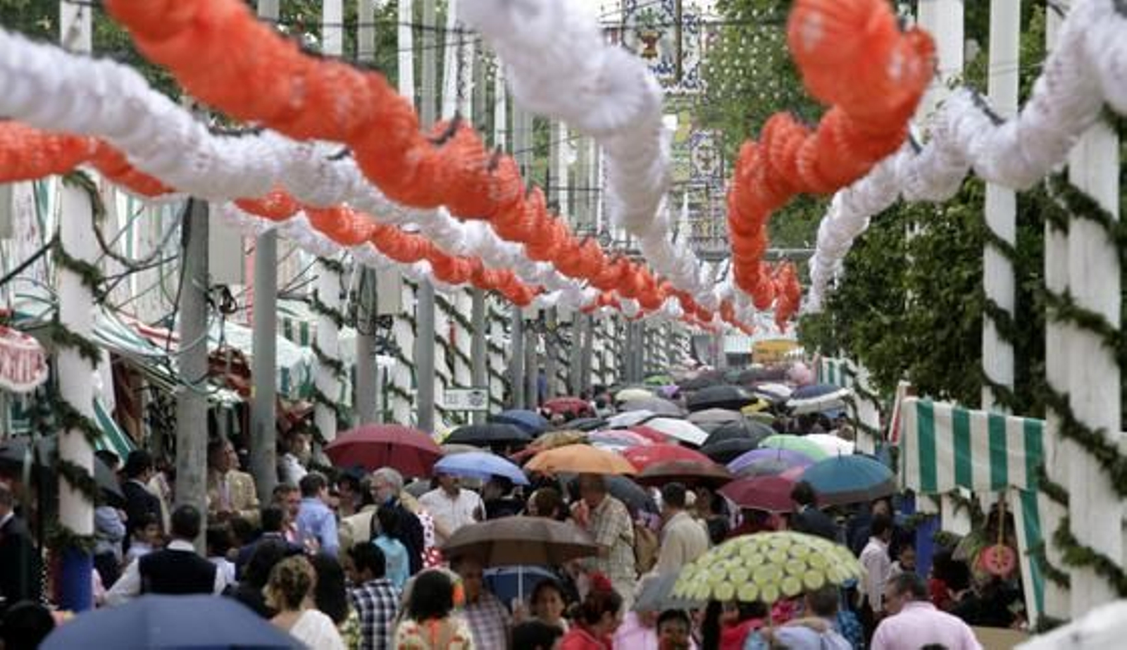 La lluvia no impidió la fiesta el Miércoles de Feria.

Foto: Victoria Hidalgo