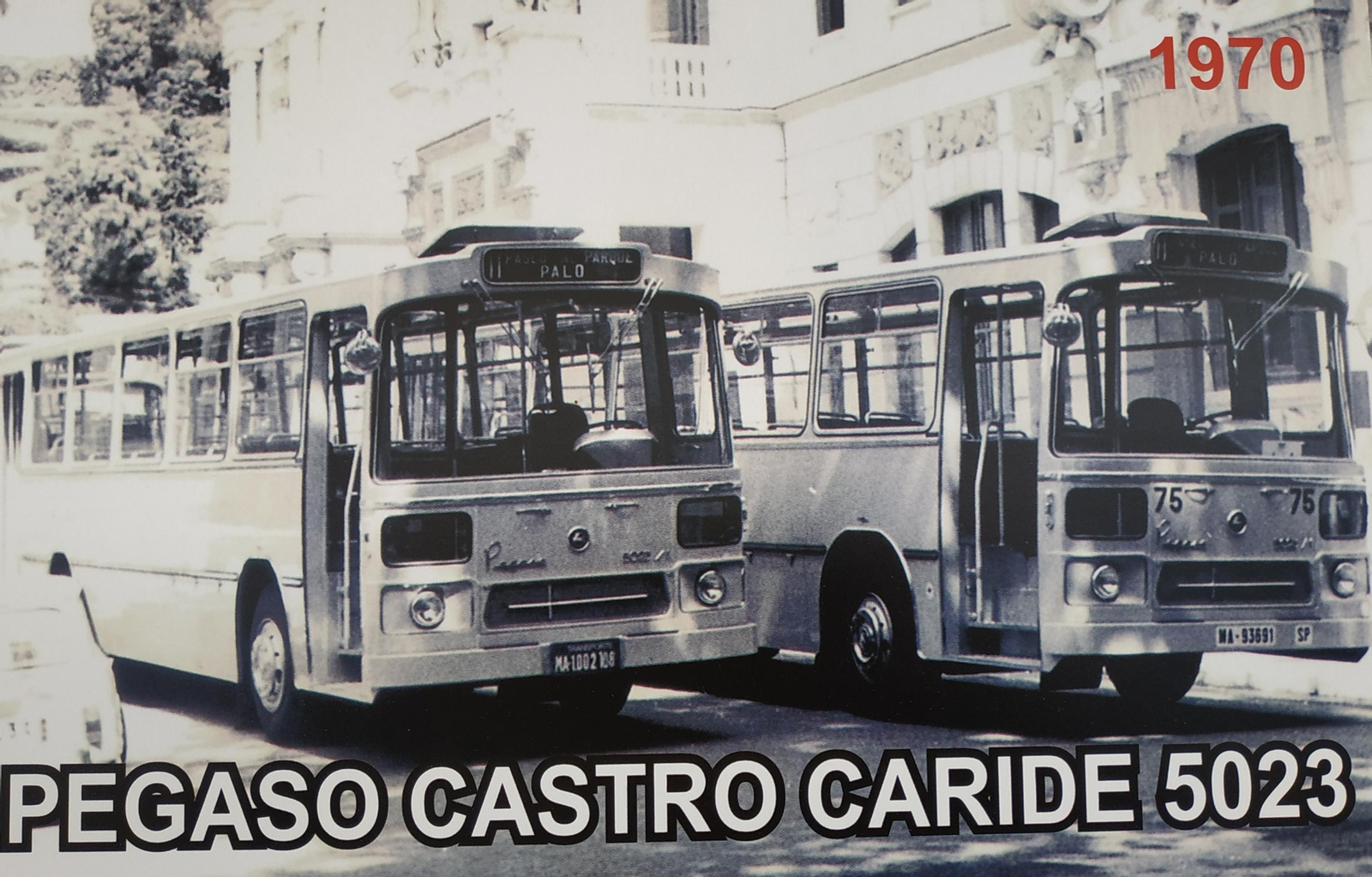 Fotos de los autobuses usados por la EMT de Málaga en sus 70 años de historia