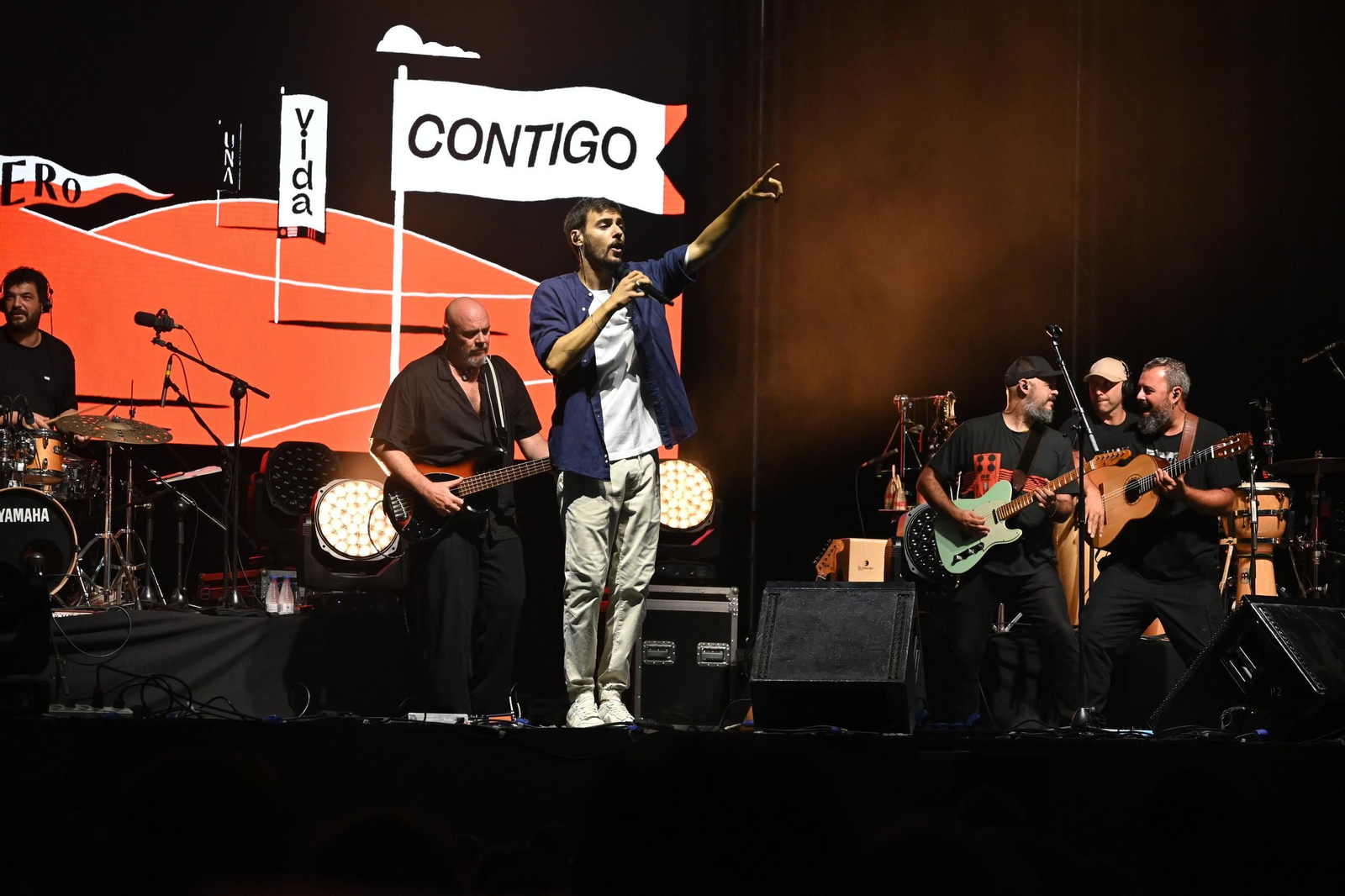 Imágenes del concierto de Sergio Contreras y Raule en las Colombinas
