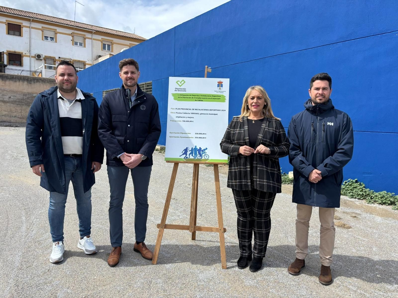 Presentación del proyecto definitivo para los avances del gimnasio municipal de Las Gabias