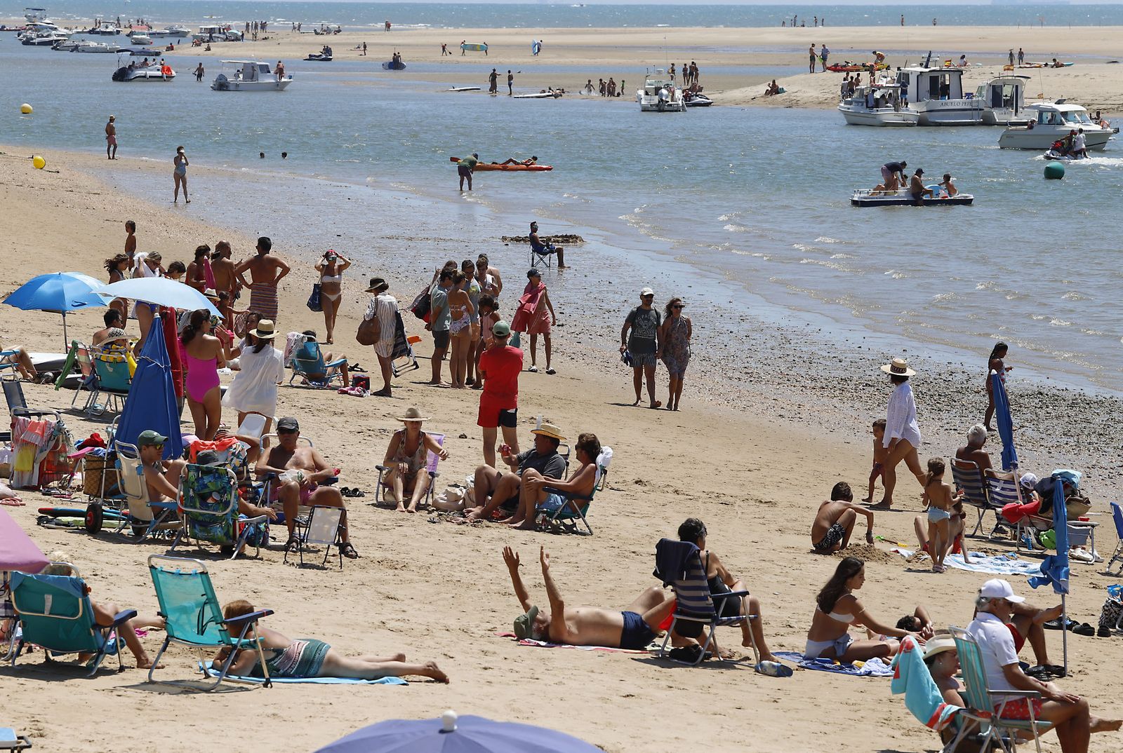 Día de playa en El Portil.