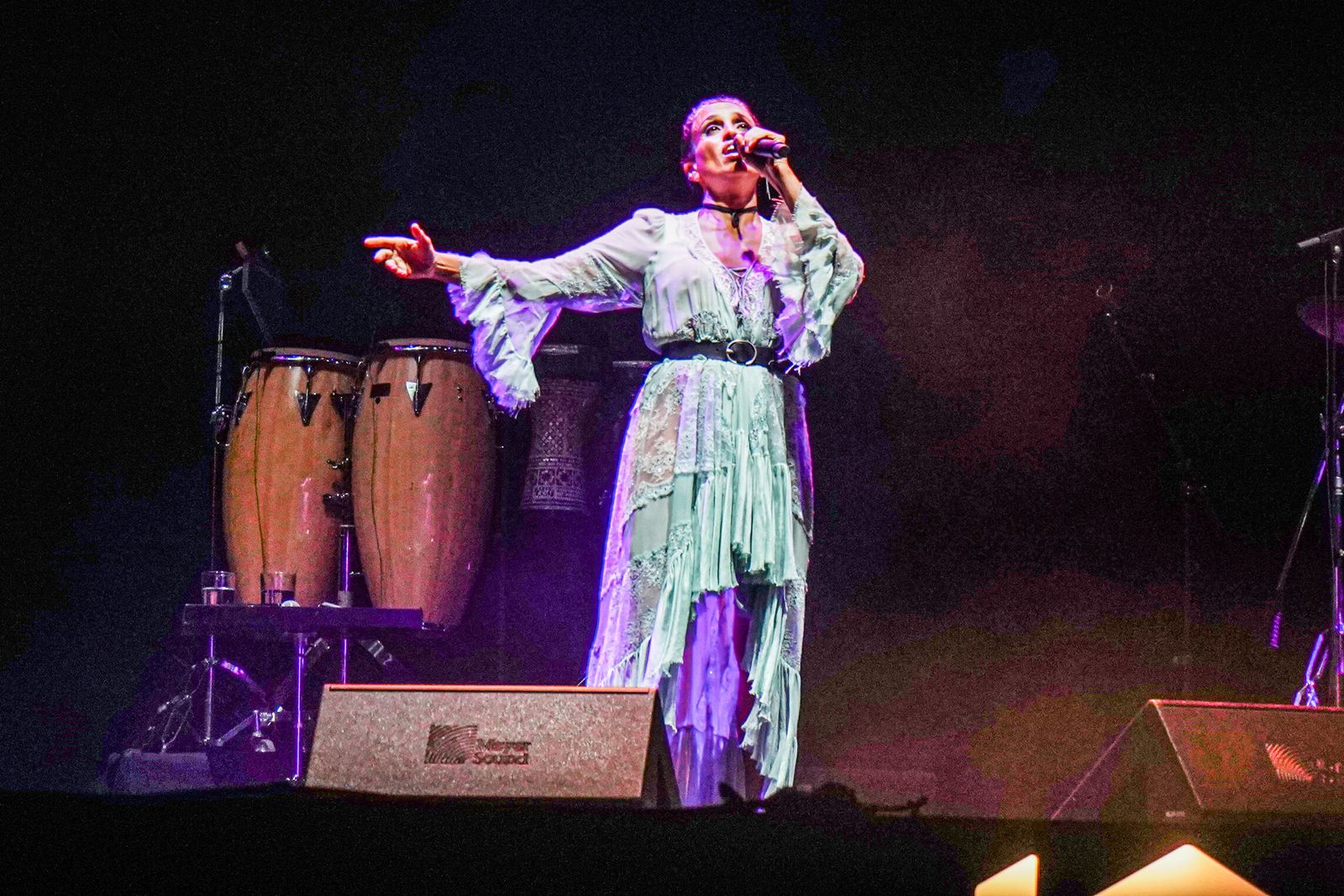 La estrella Noa ilumina el Generalife de Granada en 1001 Músicas: las imágenes