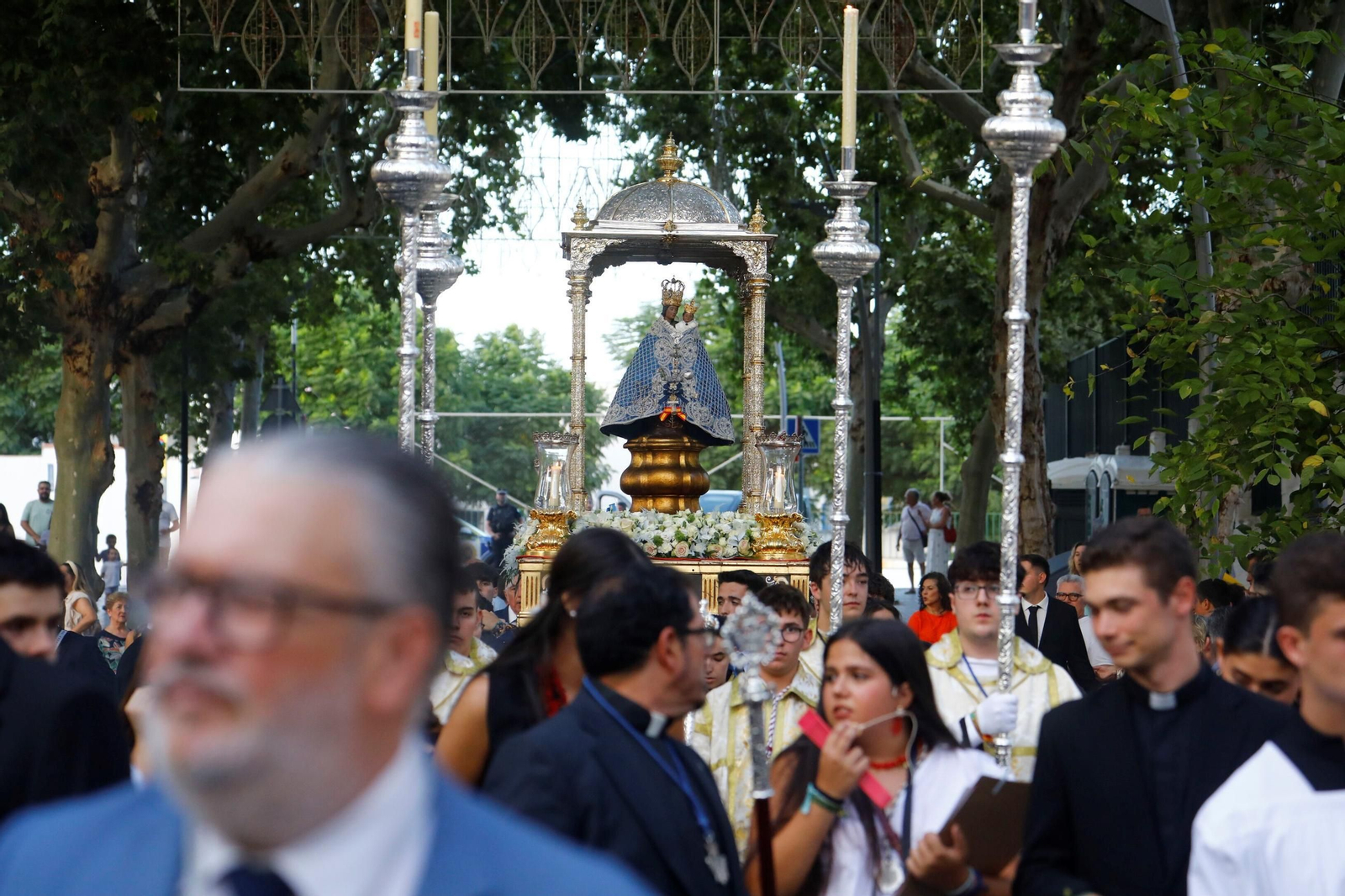 Las imágenes del traslado de la Virgen de la Fuensanta a la Catedral
